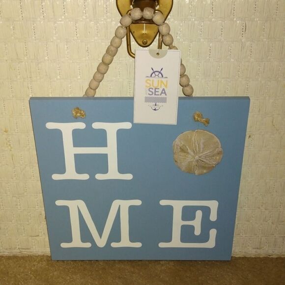 Sun and Sea Nautical Beach Wall Decor NWT Sand dollar - Picture 1 of 2